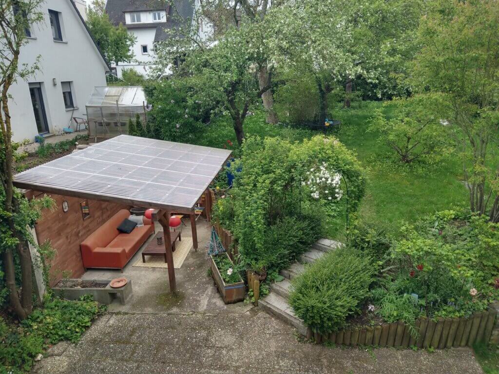 Berufstätigen-WG 3er-WG Wohngemeinschaft Regensburg Garten