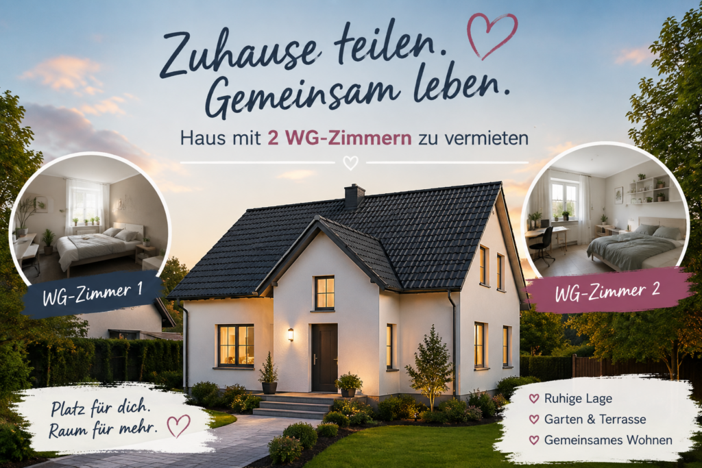 Berufstätigen-WG 2er-WG Wohngemeinschaft Gladbeck