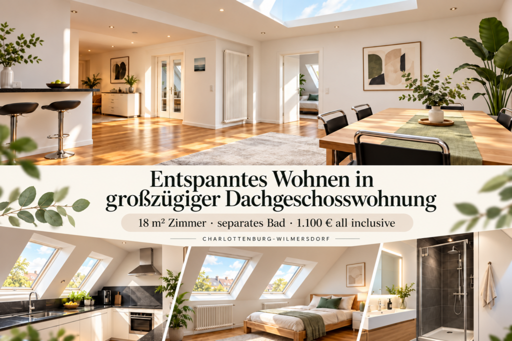 Berufstätigen-WG 2er-WG Wohngemeinschaft Berlin Wilmersdorf